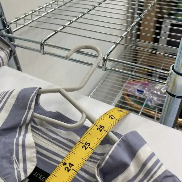 J. Crew Blue and White Striped Blouse - Picture 3 of 11